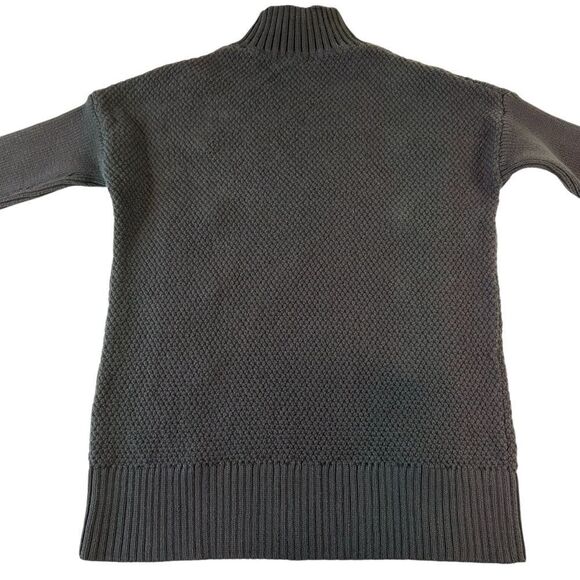 J. Crew Preppy Mock Neck Cable KNit Fisherman Sweater, XXS - Picture 3 of 9